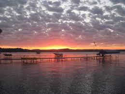 Sunset On Crystal Lake In Frankfort Mi Beulah Michigan Northern Michigan Sunset