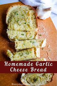 The Best Homemade Garlic Cheese Bread It S So Easy To Make Recipe Garlic Cheese Bread Bread Recipes Sweet Bread Recipes Homemade