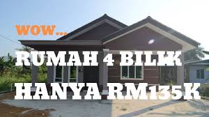 1 dapur kering 1 ruang tamu: Rumah Viral 4 Bilik Tidur 2 Tandas Hanya Rm135k Youtube