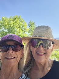 What do u think? Sue Meyer and Wendy Morris meet up once again in Osoyoos.  Longtime friends from grade 3-10 and skating friends for years at  Kerrrisdale Arena. Wendy is awesome at