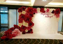 Paper Flowers Backdrop Wedding Giant Paper Flower Backdrop Paper Flowers Wedding Paper Flower Backdrop Wedding