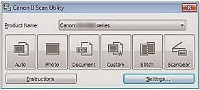 To use this software, the ica scanner driver also needs to be installed. Skachat Ij Scan Utility