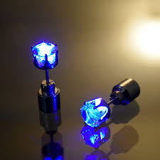 Light Up Led Earrings Eternity Led