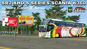Bus simulator indonesia mod by : Mod Sr2 Xhd S Series Scania K360 Livery Pack Mod Bussid Terbaru Bus Simulator Indonesia Youtube