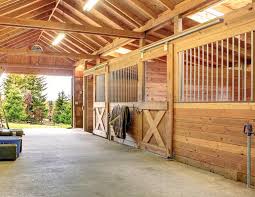 Horse stall floors can be concrete, but they need covering either with a pliable material such as a rubber mat or at least 8 inches of bedding material. Design A Better Horse Stall Horse Journals