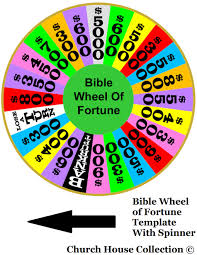 Wheel of fortune for kids. Bible Wheel Of Fortune