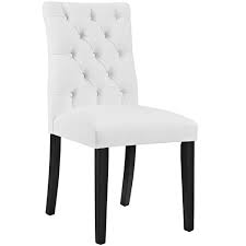 Arcade Tufted Upholstered Dining Chair Dining Chairs Side Chairs Dining White Dining Chairs