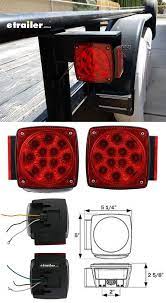 Miro Flex Led Combination Trailer Tail Lights Submersible 38 Diodes Driver And Passenger Side Gmc Truck Accessories Trailer Accessories Led Trailer Tail Lights