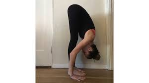 Back To Basics Advance Your Standing Forward Bend Basic Yoga Poses Basic Yoga Yoga Poses