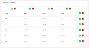 Premium Version Settings Archives Yith Product Size Charts