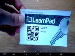 From the learnpad toolbar, tap the padlock. Using The Qrkey Scanner
