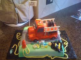 Firetruck Baby Shower Cakecentral Com
