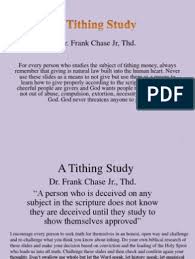How to attract a client? Tithing Is Not A Free Will Offering New Testament Giving Tithe Book Of Numbers