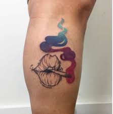 Watercolor tattoos have become one of the most popular forms of tattoo styles in recent years. Tattoos Org Lips Blowing Watercolor Smoke By Tattoo Artist