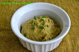 Krithi S Kitchen Vengayathal Thovayal Spring Onion Chutney Chutney Green Onions Recipes Onion Recipes