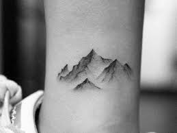 Top 47 Minimalist Mountain Tattoo Ideas 2021 Inspiration Guide Minimalist Mountain Tattoo Mountain Tattoo Outdoor Landscape Design