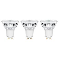 Avec variateur r+c pour trafos électr.+ampoules 230v. 3 Ampoules Led Gu10 Spot Diall 4 5w 50w Blanc Chaud Avec Variateur Castorama