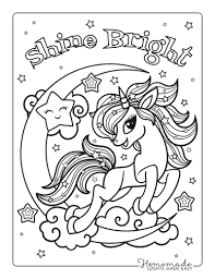 magical unicorn coloring pages for kids adults free printables