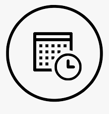 line art png date and time icon free transparent clipart clipartkey line art png date and time icon
