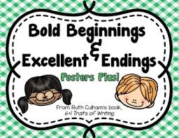 Bold Beginnings Excellent Endings Posters Plus