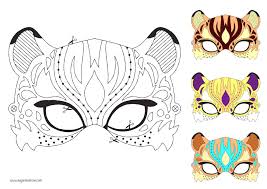 9 Typique Masque A Colorier Photos In 2020 Mardi Gras Diy Illustration Tigre