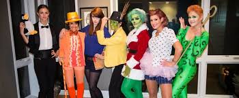 Each Table At This Adorable Wedding Reception Is Based Off A Disney Movie Group Halloween Costumes Girl Group Halloween Costumes Group Costumes