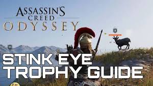 The prelude trophy list • 10 trophies • 69,638 owners • 54.78% average Assassin S Creed Odyssey Stink Eye Trophy Achievement Guide The Gamer Hq The Real Gaming Headquarters