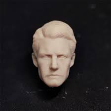 1/12 Scale Twin Peaks Dale Cooper Kyle Head Sculpt Unpainted Fit 6" ML  Figure
