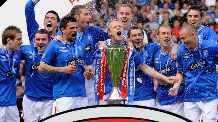 Image result for Rangers Premier League trophy"