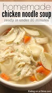 Homemade Chicken Noodle Soup Recipe Ready In 20 Minutes Recipe Easy Homemade Chicken Noodle Soup Recipe Fall Soup Recipes Chicken Noodle Soup Recipe Homemade