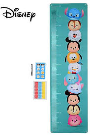 Disney Tsum Cartoon Height Measure Growth Chart Wall Sticker