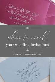 When To Mail Your Wedding Invitations Lauren Yvonne Design Mail Wedding Invitations Printable Wedding Invitations Vintage Wedding Invitations Romantic
