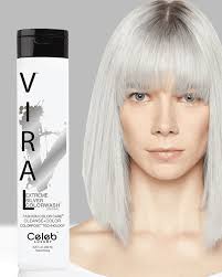 The natural protective barrier of the hair is damaged during this process, it allows hair color to leach out, fading with time. Celeb Luxury Viral Colorwash Extrem Silver Labelhair Europe