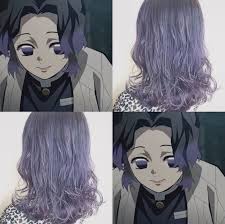 髪型 髪色 グラデーションカラー インナーカラー ハイライトカラー グレージュ アニメ anime キャラクター ラベンダー パープル バイオレット 紫 派手髪 コスプレ cosplay 髪 色 ハイライトカラー 紫 ヘアカラー