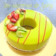 Entremet Fraise Citron Vert Menthe Gateaux Et Desserts Alimentation Nourriture Delicieuse