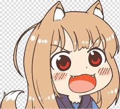 Especially cute anime girls and boys being cute. Spice And Wolf Anime Chibi Manga 4chan Spice And Wolf Transparent Background Png Clipart Hiclipart