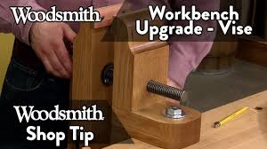 Making a wooden bench vise from solid pine and an adjustable scaffold leg, page 2. Bench Vise Woodworking Project Woodsmith Plans