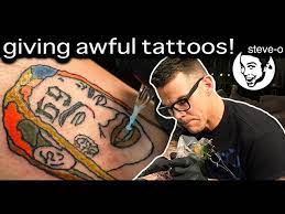 Friendliest, most considerate artists you'll ever meet. The Craziest Tattoos I Ve Ever Given I M A Legit Tattoo Artist Now Steve O Youtube
