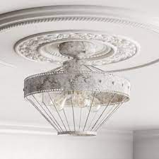 The nation's largest specialty lighting retailer. Kelly Clarkson Home Tenor 3 Light 15 Caged Semi Flush Mount Reviews Wayfair