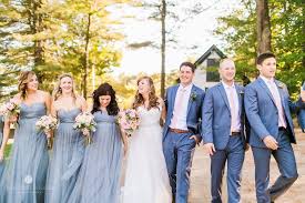 Camp Wedding Bridal Party Portrait Lake Wedding Maine Camp Mataponi Jenny Yoo Annabelle Dress In Mayan Blue B Wedding Photographers Wedding Wedding Photography