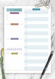 Maybe you would like to learn more about one of these? Daily Planner Templates Printable Download Pdf
