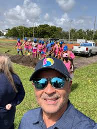 It was a great day at Frost Park for the ground breaking ceremony for the  pit”, Rita Crockett Beach Sports Academy! Dania Beach is so excited to  bring “The Pit” and their