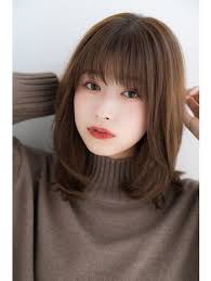 2021年冬 セミロングの髪型 ヘアアレンジ 人気順 7ページ目 ホットペッパービューティー ヘアスタイル ヘアカタログ アジア人 ショートヘア ショートのヘアスタイル 韓国人の髪