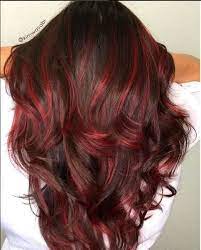 Gorgeous Red Lights Style Hair Hair Styles Beauty