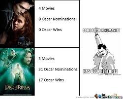 Twilight Vs Lord Of The Rings Lord Of The Rings Lotr The Hobbit