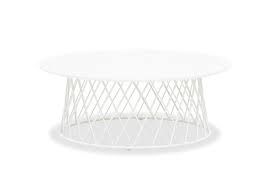 Browse by sonali round coffee table. White Eloisa 1000 Round Coffee Table Amart Furniture