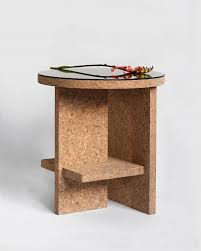 Cork Flat Pack Table By Matteo Fogale Follow Platform For Daily Design Content And Inspiration With Images Side Table Furniture Design Inspiration Geometric Shelves