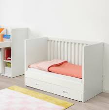 Fritids Stuva Cot With Drawers White Ikea Indonesia