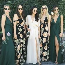 Plain And Floral Bridesmaid Dresses Instagram Thewildheartbridal Bridesmaid Wedding Floral Bridesmaid Dresses Bridesmaid Traditional Wedding Dresses