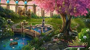 Lunar Empire Garden Fantasy Landscape Fantasy Art Landscapes Anime Scenery